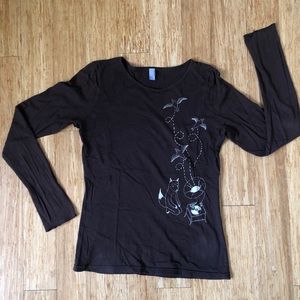 Kathleen Lolley Art Shirt Brown - L